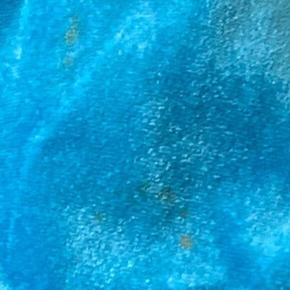 CJS Vintage House Dress Sleepwear Womens L Half Zip Balloon Sleeves Drawstring - Picture 9 of 10